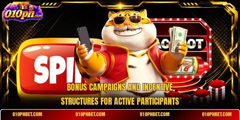Bonus campaigns and incentive structures for active participants