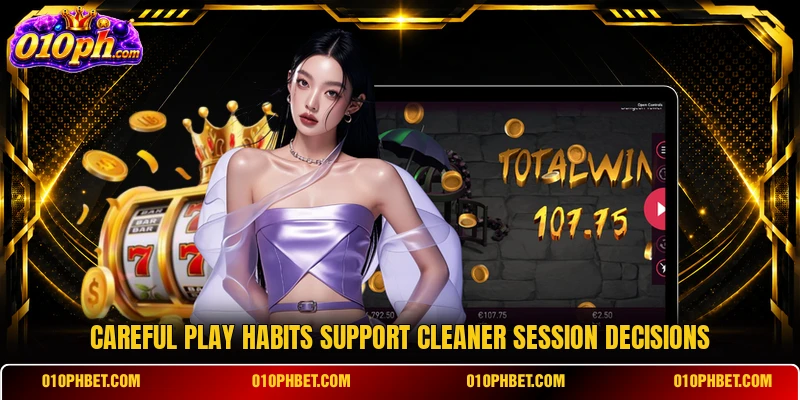 Careful play habits support cleaner session decisions