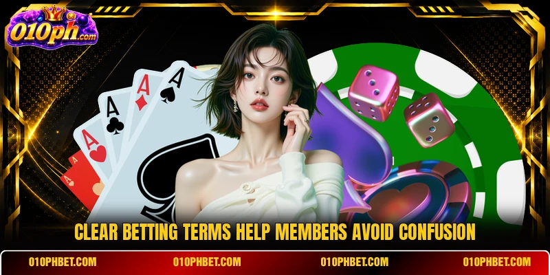 Clear betting terms help members avoid confusion