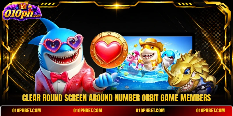 Clear round screen around Number Orbit Game members Clear round screen around Number Orbit Game members