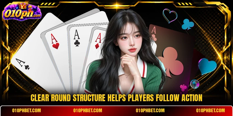 Clear round structure helps players follow action