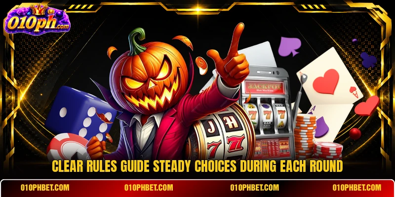 Clear rules guide steady choices during each round