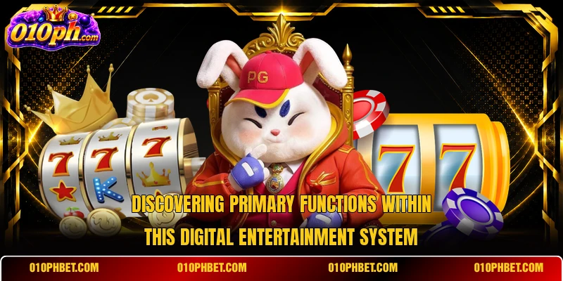 Discovering primary functions within this digital entertainment system