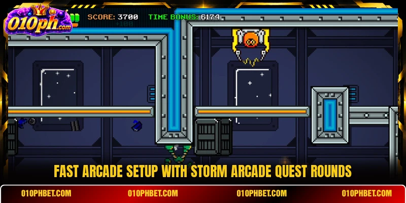 Fast arcade setup with Storm Arcade Quest rounds
