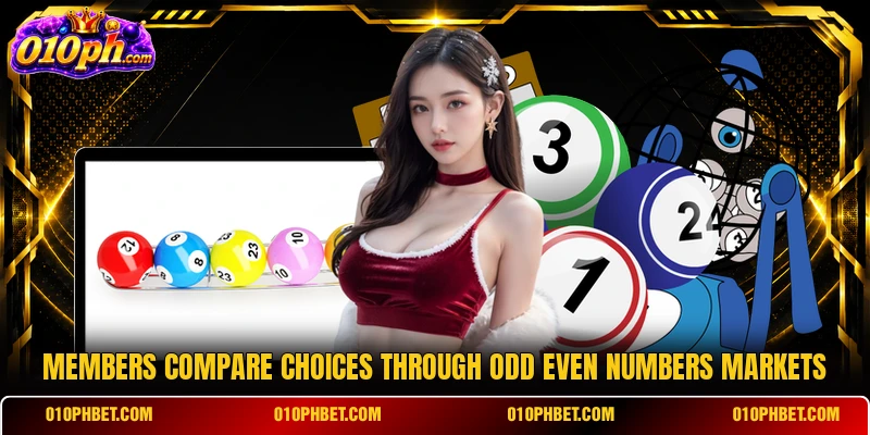 Members compare choices through Odd Even Numbers markets