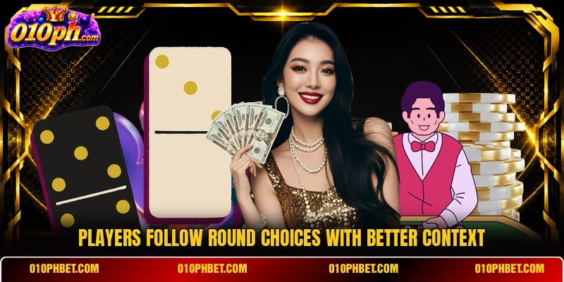 Players follow round choices with better context