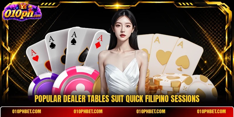 Popular dealer tables suit quick Filipino sessions