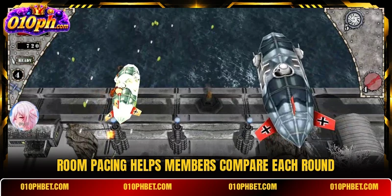Room pacing helps members compare each round
