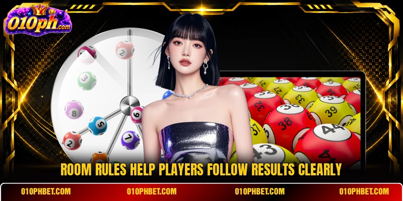 Room rules help players follow results clearly