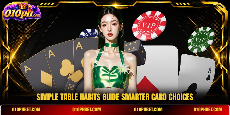 Simple table habits guide smarter card choices