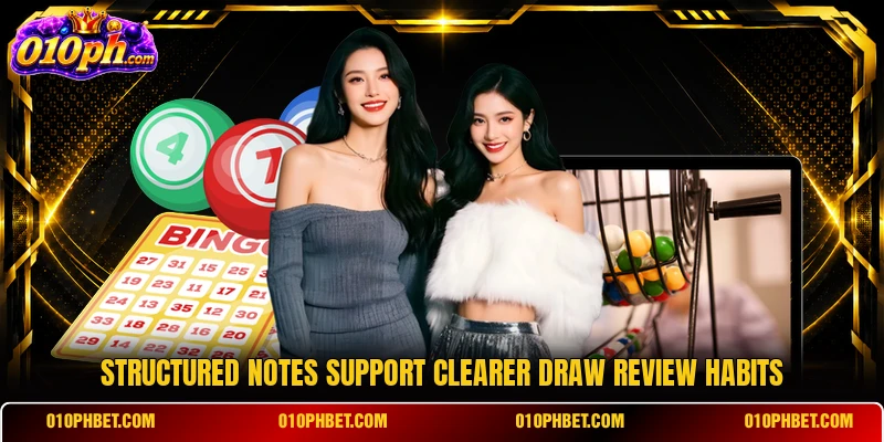 Structured notes support clearer draw review habits